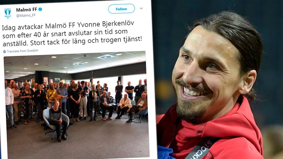 Zlatan Ibrahimovic: Zlatan tackade nyblivna MFF-pensionären för första lönen