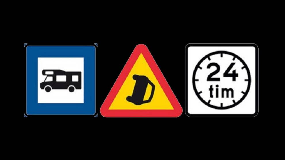 Här är Transportstyrelsens nya vägmärken SVT Nyheter
