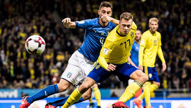 svt, sverige, italia, football