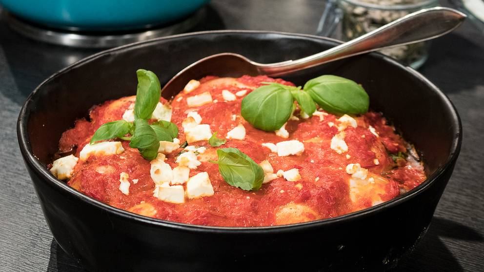 Kyckling Med Ajvar Och Fetaost