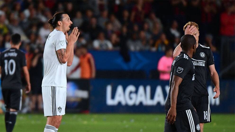 Zlatan Ibrahimovic: Zlatan mållös mot Atlanta