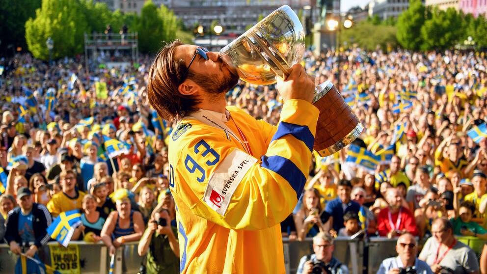 Znalezione obrazy dla zapytania tre kronor hockey Kungstradgarden