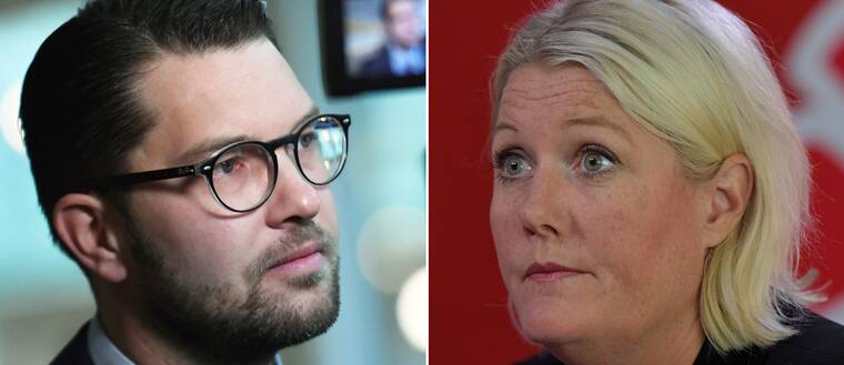 Jimmie Ã…kesson och Lena RÃ¥dstrÃ¶m Baastad 