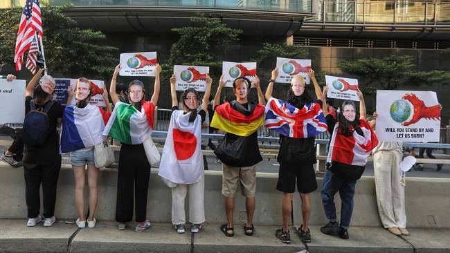   Hard tones for today's Hong Kong manifesto in Stockholm 