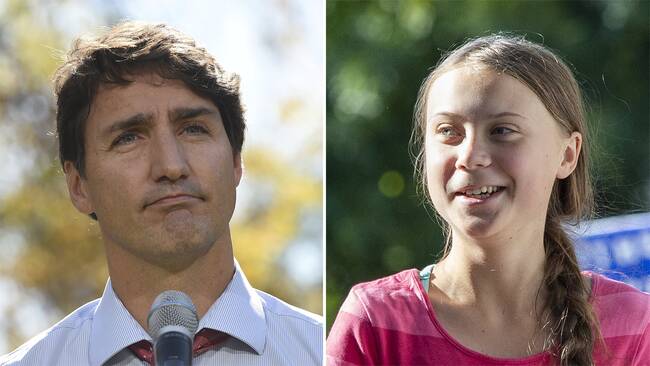 Greta Thunberg climate strikes in Canada - with the Prime Minister ...