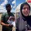Tre invånare i Rafah