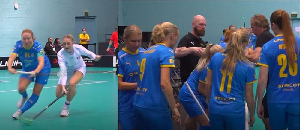 Ida Sundberg skadade sig i mötet mot Slovakien.