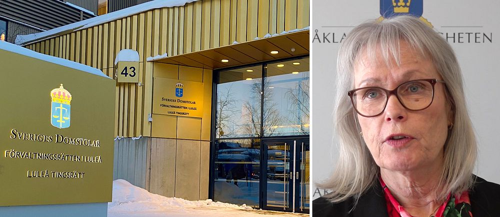 Tingsrätten i Luleå och den nya riksåklagaren Katarina Johansson Welin.