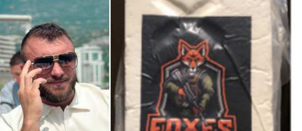 Paket med Foxes-logotyp, kopplat till Foxtrot-nätverket och Vanja Mijic.