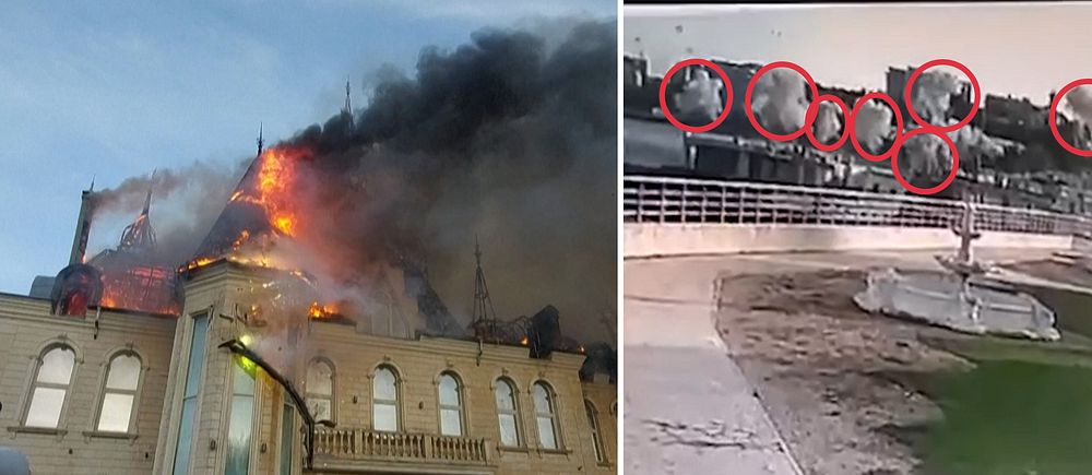 Här attackeras ”Harry Potter-slottet” i Odessa