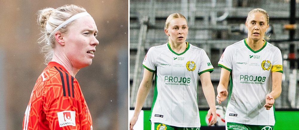 Tidigare landslagsmålvakten Hedvig Lindahl och Hammarbyspelare