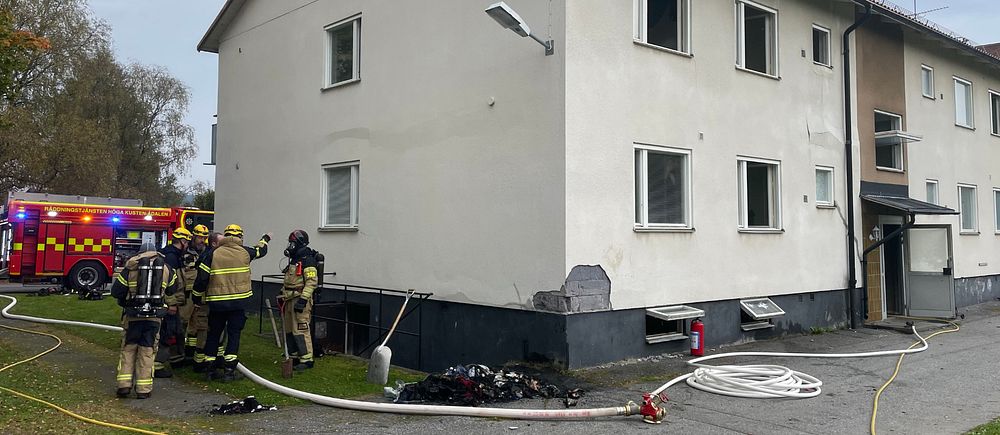 Brand, Herre, högakusten, flerfamiljshus