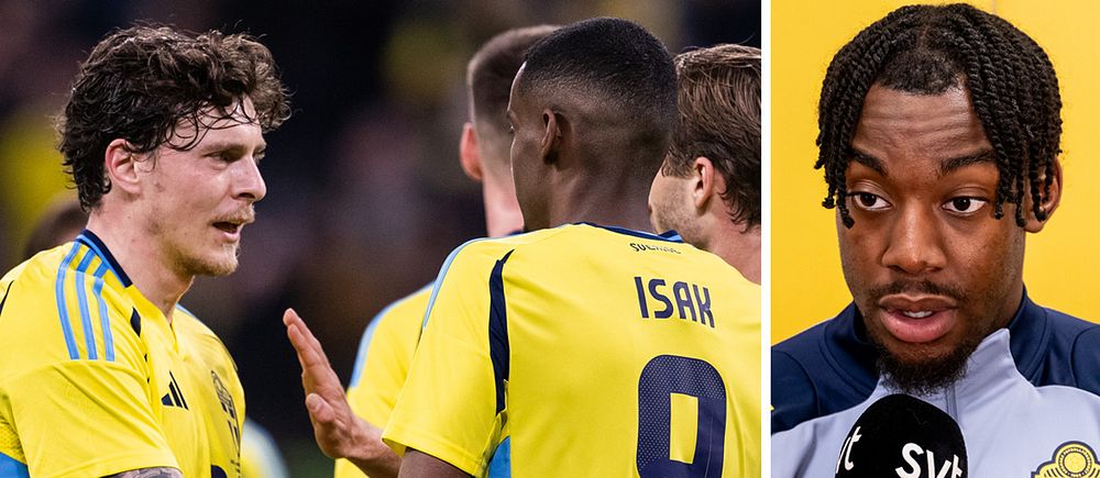 Victor Nilsson Lindelöf, Alexander Isak och Anthony Elanga