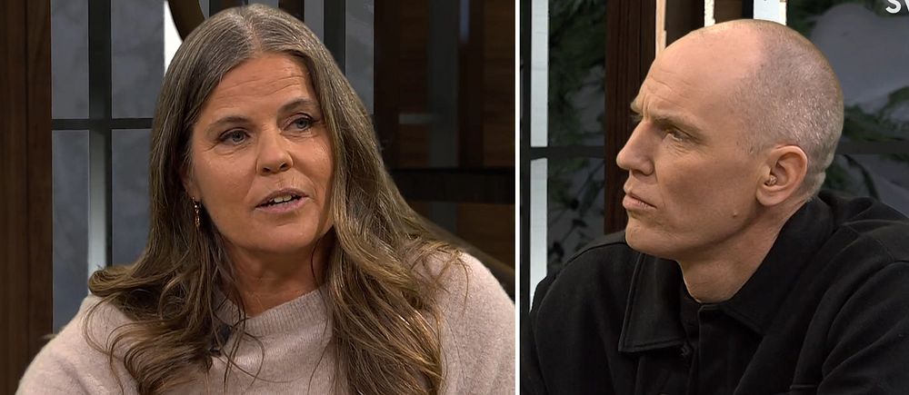Pernilla Wiberg och Björn Ferry