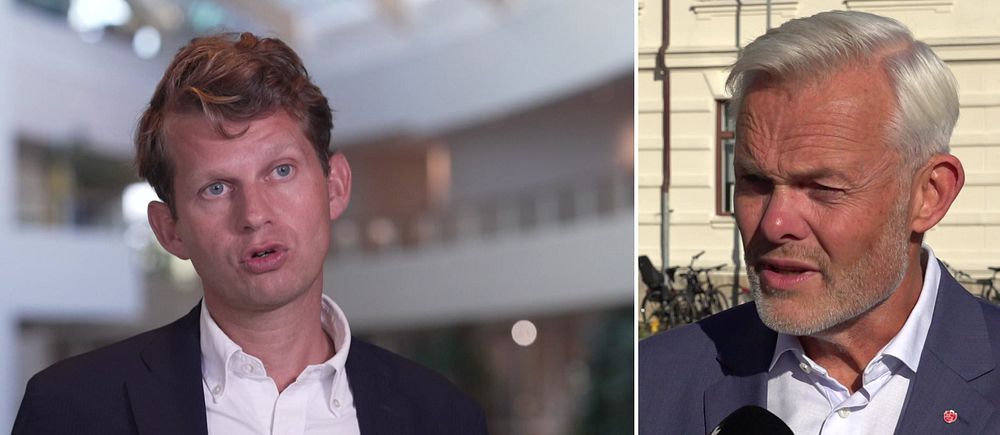 Splitbild på Axel Darvik och Jonas Attenius.