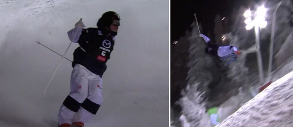 Walter Wallberg blev tvåa i Ruka.