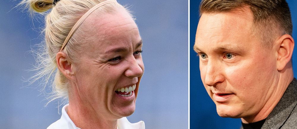 Caroline Seger och Kim Källström.
