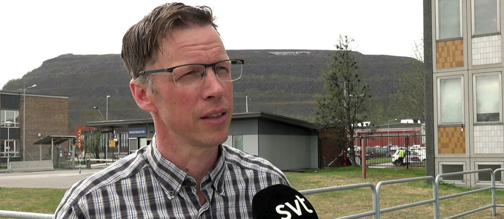 LKAB:s presschef Anders Lindberg.