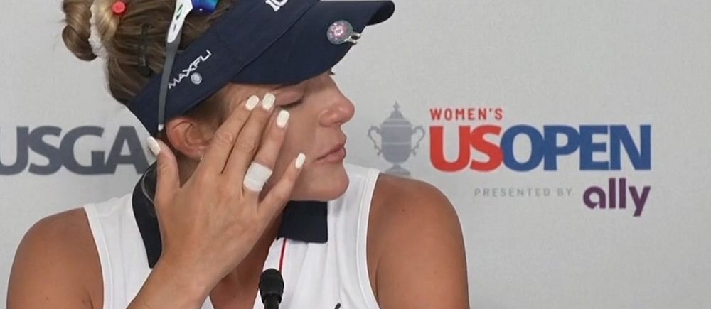 Lexi Thompson i tårar efter US Open