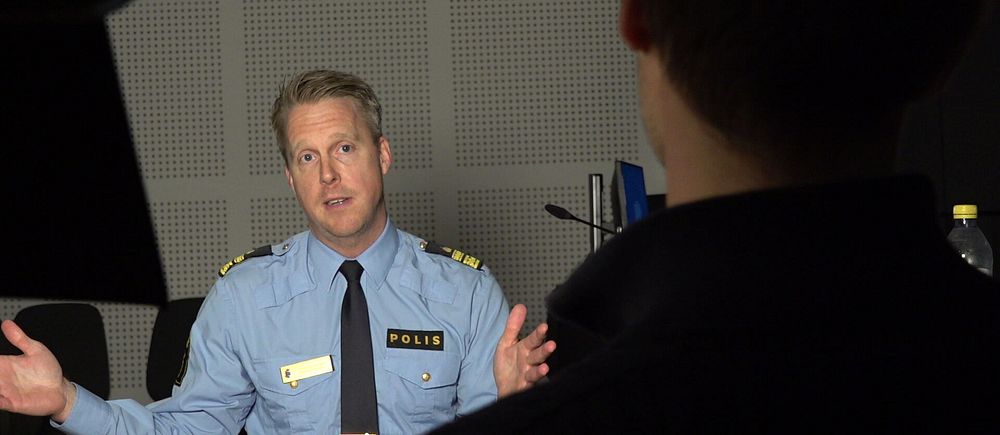 Christian Nordin som är lokalpolisområdeschef i Helsingborg