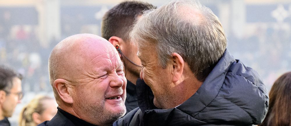 Per Mathias Högmo & Åge Hareide.