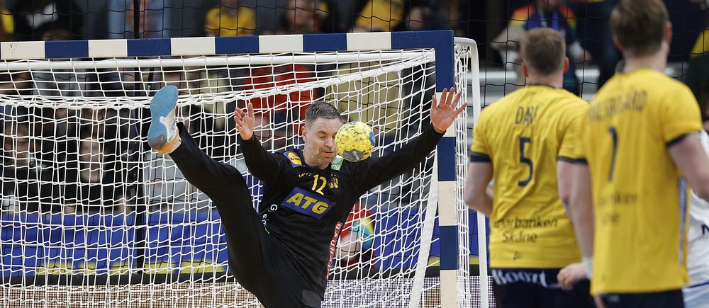 Målvakten Andreas Palicka är en av handbollslandslagets stora ledare.