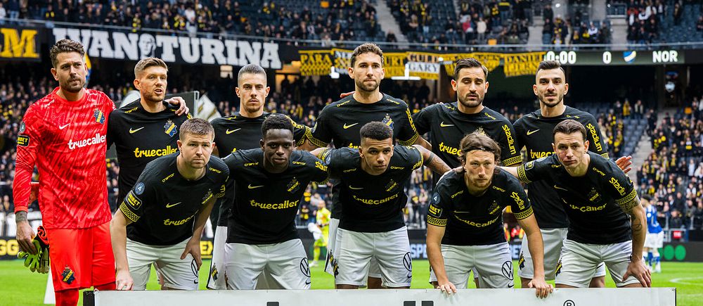 AIK:s startelva mot IFK Norrköping i allsvernskan
