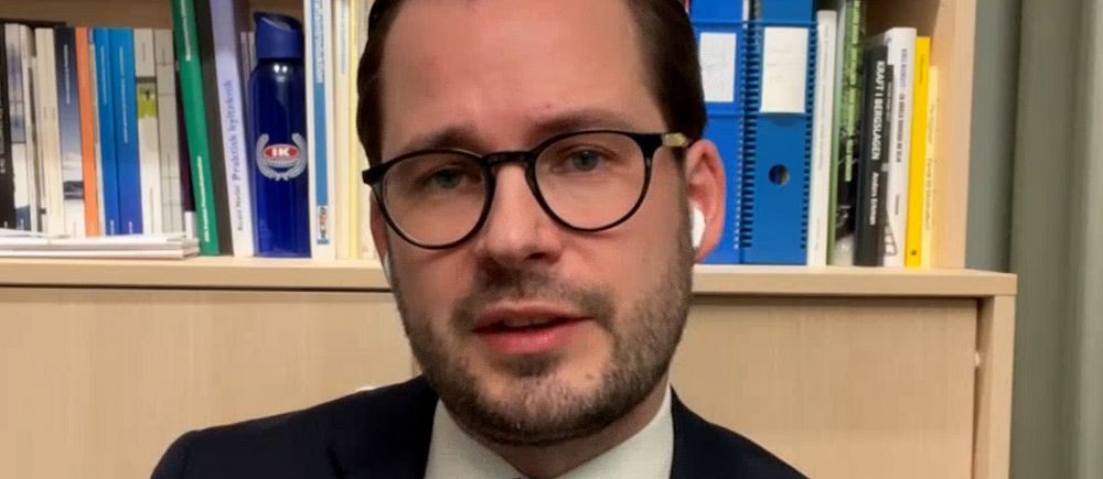 SD partisekreterare Mattias Bäckström Johansson