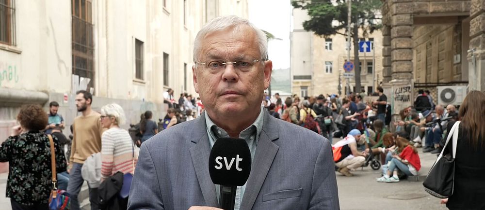 Bert Sundström på plats i Georgien