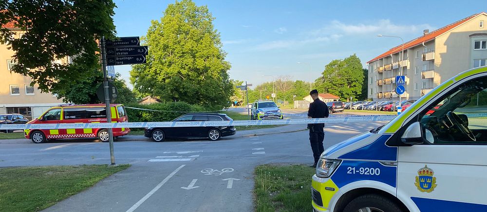 Brand i Uppsala misstänkt brott