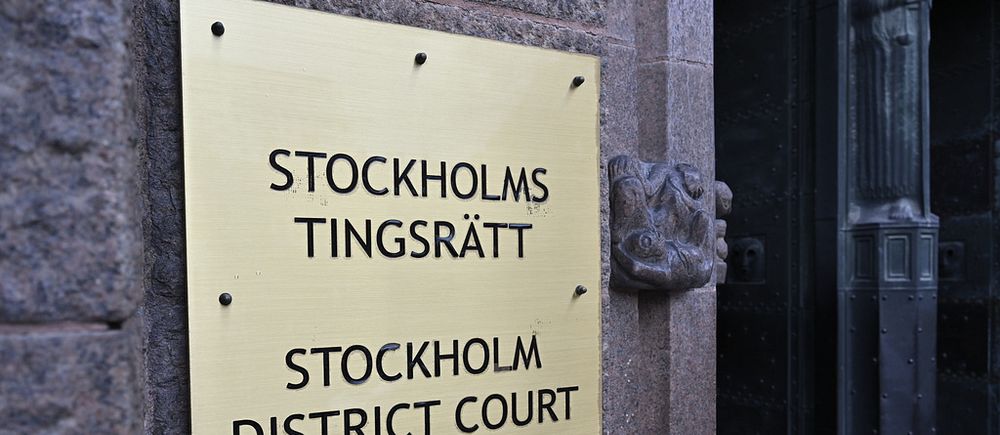 Entrén till Stockholms tingsrätt.