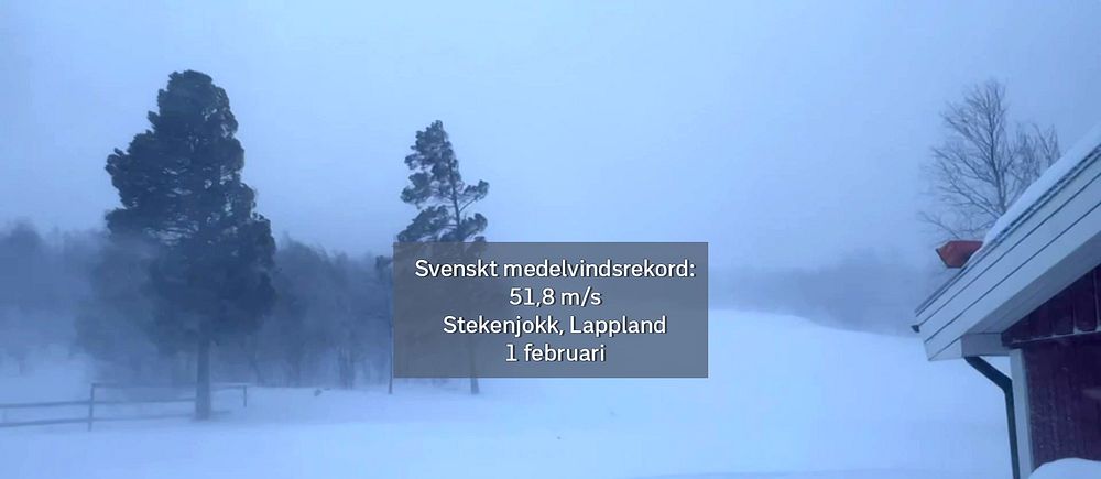 SVT:s meteorolog Per Stenborg sammanfattar det svenska februarivädret 2024 på en och en halv minut.