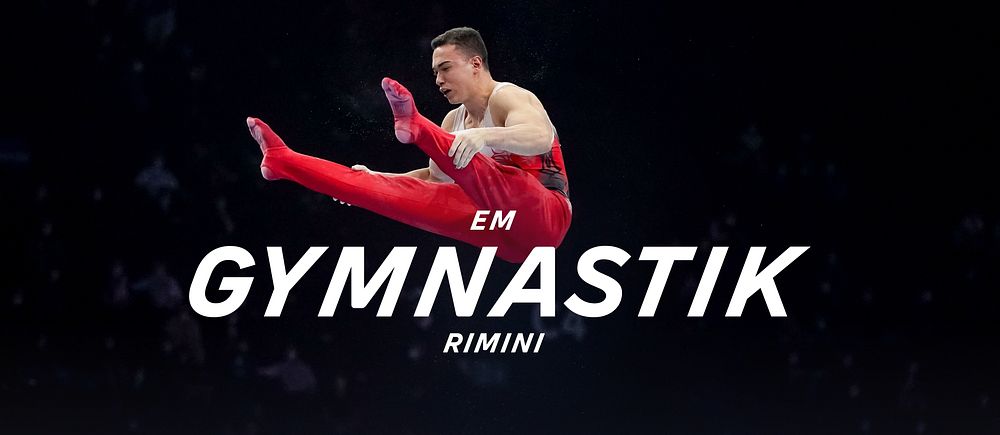 EM i artistik gymnastik från Rimini, Italien. Dag två av herrarnas individuella grenfinaler: hopp, barr och räck. – Grenfinaler herrar