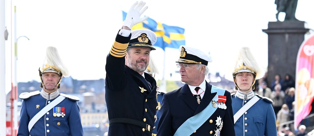 Danmarks och Sveriges kungar vid slottet