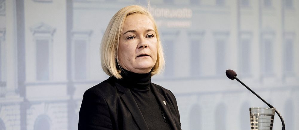 Finlands inrikesministeri Mari Rantanen (SannF)