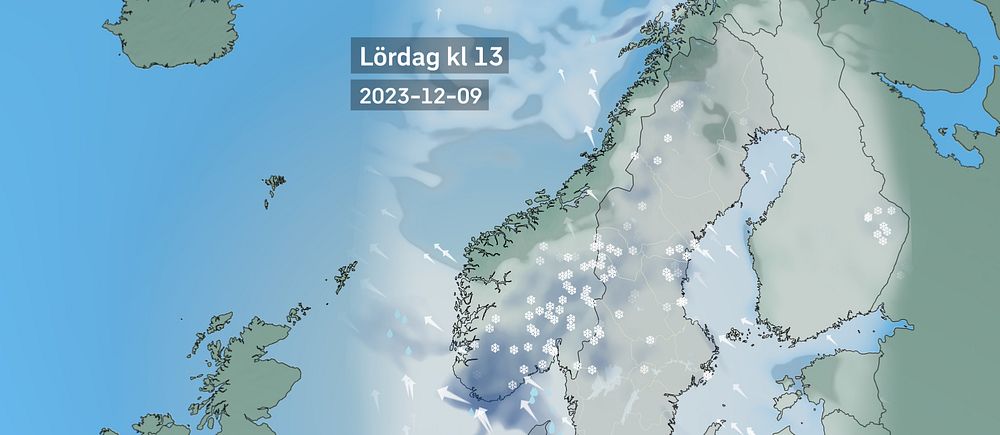 Vädret kommande dagar