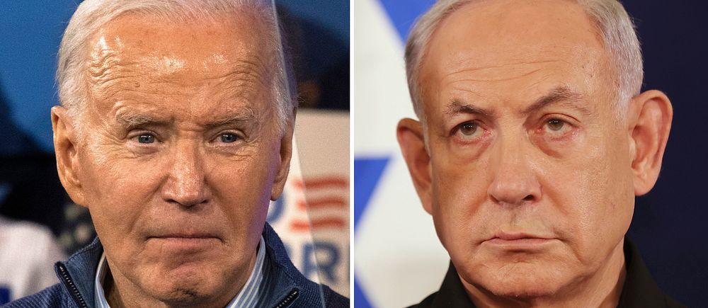 Biden och Netanyahu
