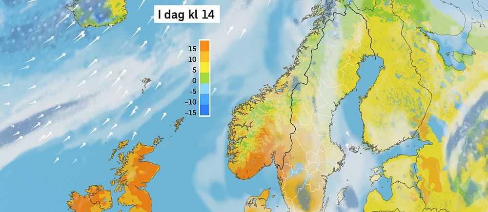Vädret kommande dagar