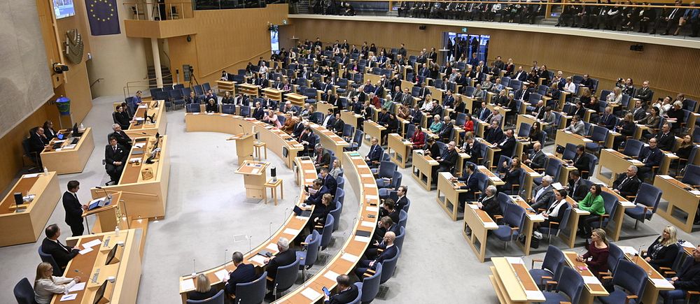 Plenisalen i Sveriges riksdag