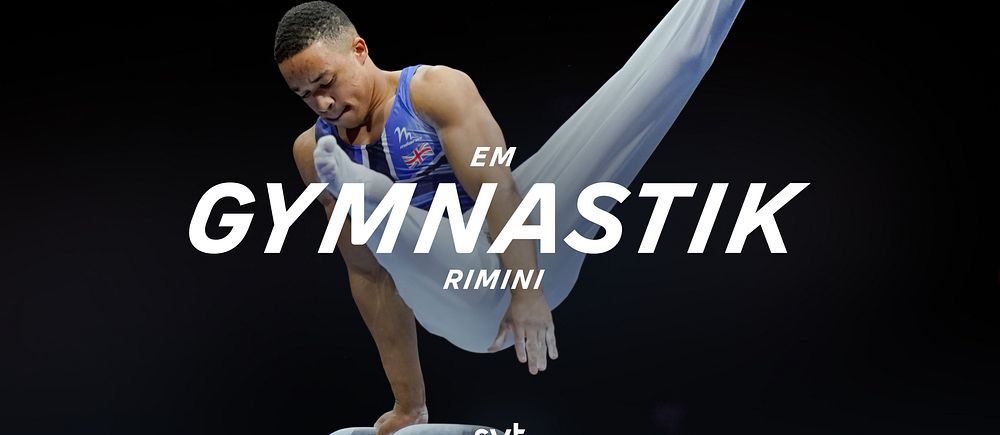 EM i artistik gymnastik från Rimini, Italien. Dags för herrarnas individuella grenfinaler: fristående, bygelhäst och ringar – Grenfinaler herrar