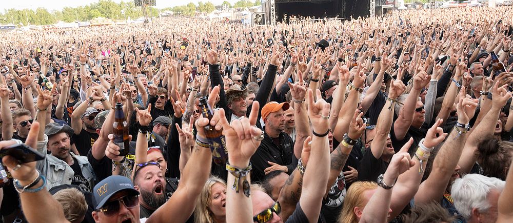 Publik på Sweden Rock Festival