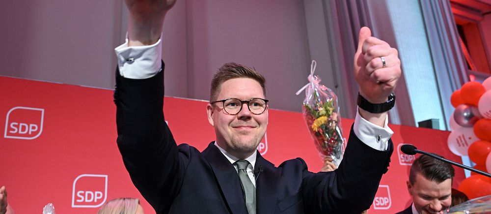 SDP:n puheenjohtaja Antti Lindtman, Suomen kunta- ja aluevaalit