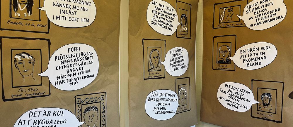 Konst, pratbubblor, vägg, ledsagning, Husby