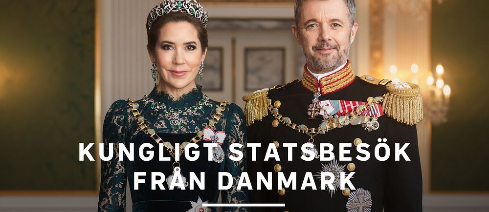 Danmarks nya kungapar, kung Frederik X och drottning Mary kommer till Stockholm, det första danska statsbesöket sedan 1985. – Kungligt statsbesök från Danmark
