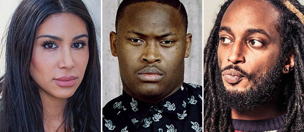 Komikern Melody Farshin, hiphop-artisten Lamix och skådespelaren och komikern Ahmed Berhan har alla bakgrund i Järvaområdet.