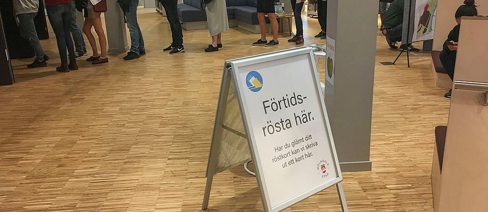 Många har förtidsröstat