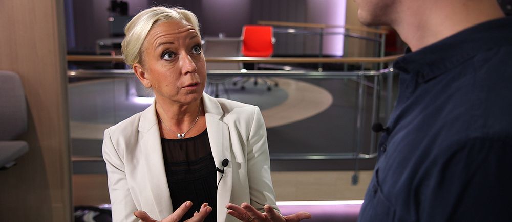SVT:s politikreporter Elisabeth Marmorstein.