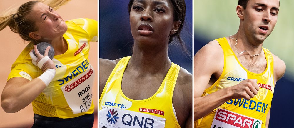 Fanny Roos, Khaddi Sagnia och Andreas Kramer tävlar i friidrotts-EM.