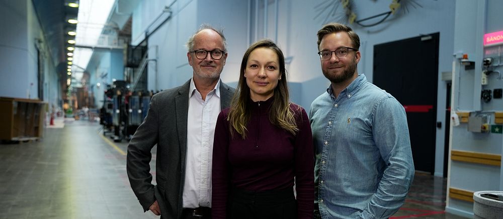 Tre av SVT:s reportrar