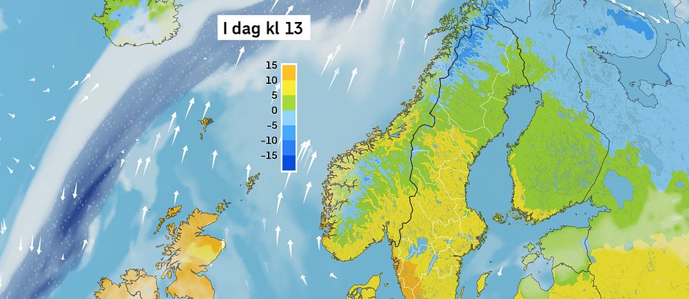 Vädret kommande dagar
